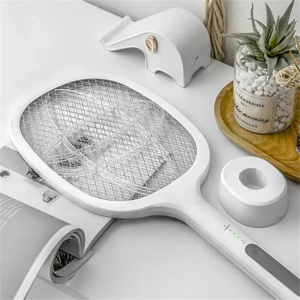 2 In 1 Rechargable Mosquito Racket