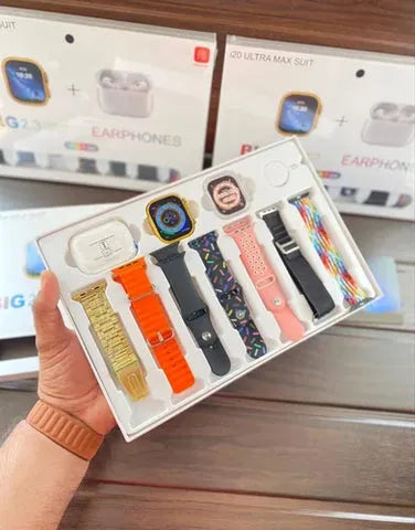 Ultra i20 Smartwatch with 10-in-1