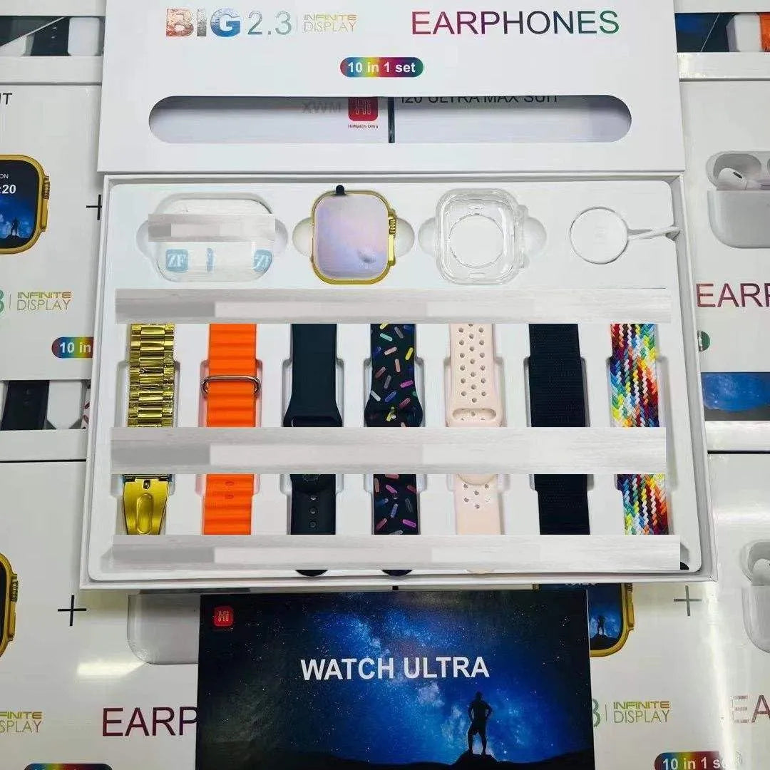 Ultra i20 Smartwatch with 10-in-1